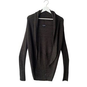 Express Dark Green Cardigan Sweater Size S Casual Layering
